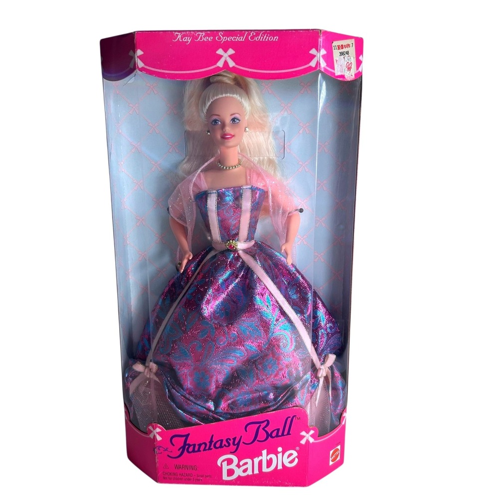 Vintage 1997 Fantasy Ball Barbie Doll KB Toys Special Edition 18594 Mattel NIB